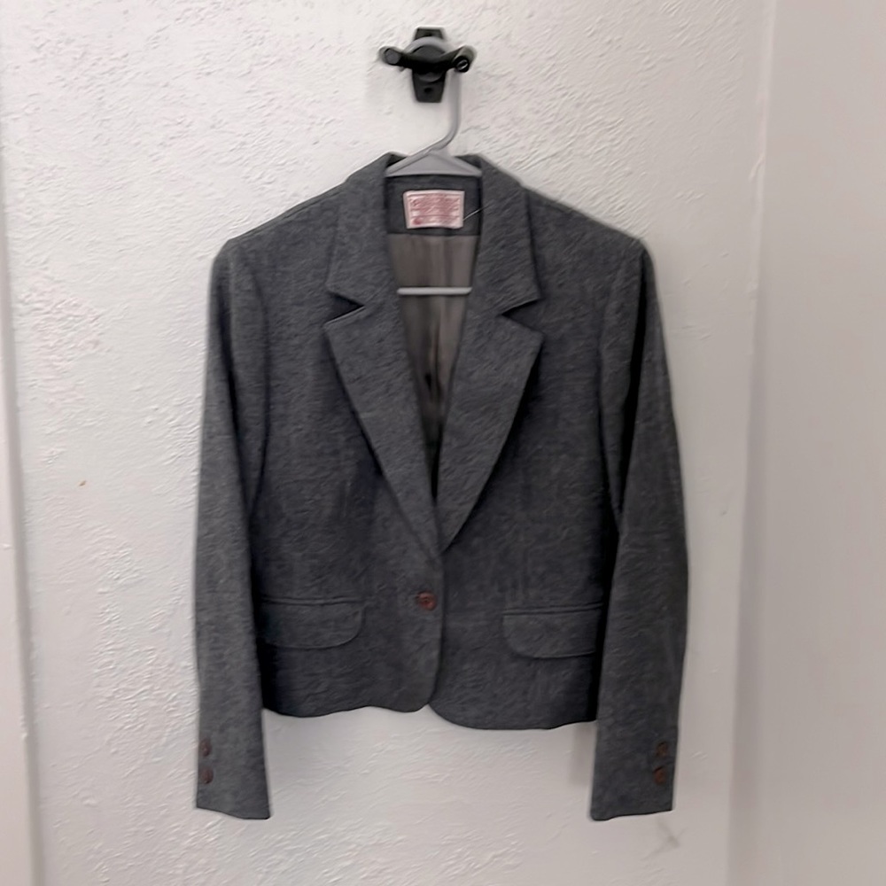 Pendleton cropped wool blazer, size 6p womens